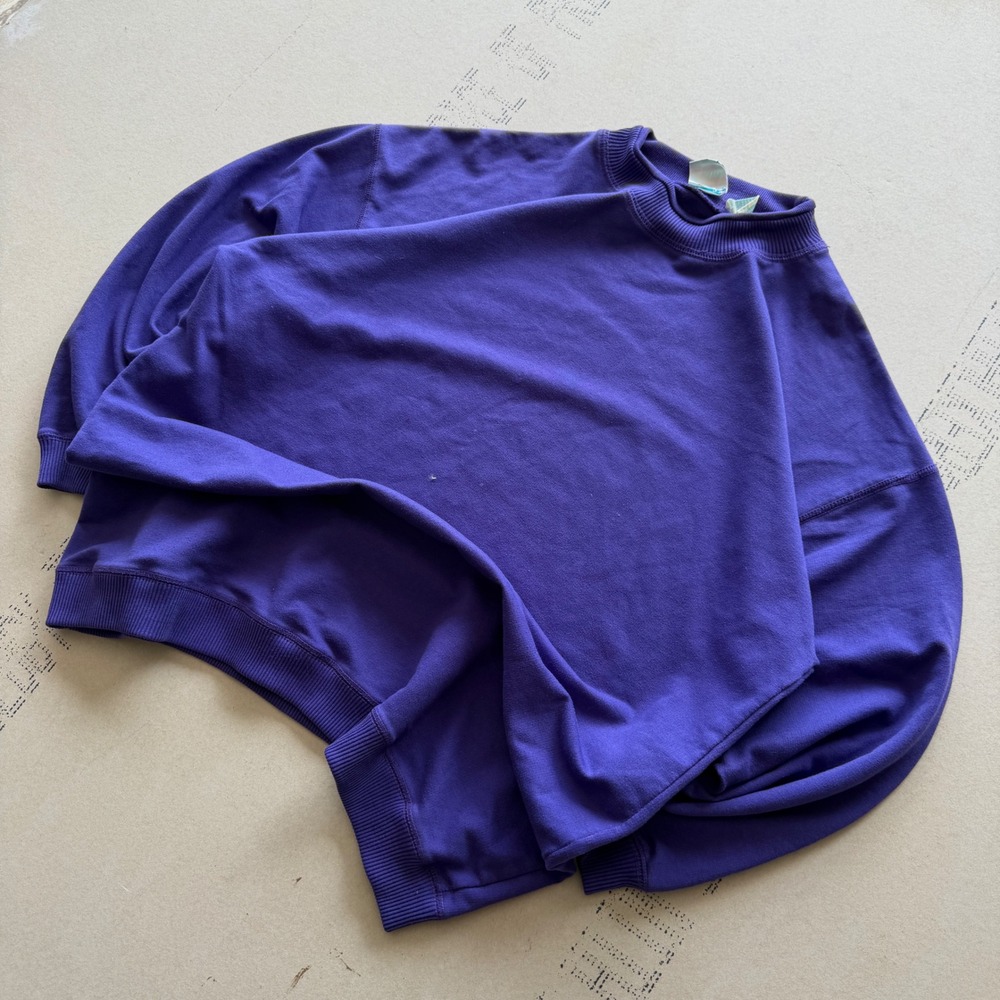 Vintage 80s First Run‎ Purple Blank Sweatshirt